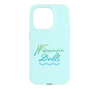 Wisconsin Dells Typographic River Design Case for iPhone 15 Pro