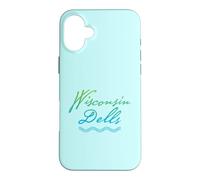 Wisconsin Dells Typographic River Design Case for iPhone 16 Plus