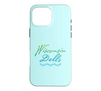Wisconsin Dells Typographic River Design Case for iPhone 16 Pro Max