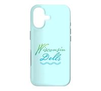 Wisconsin Dells Typographic River Design Case for iPhone 17