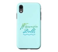 Wisconsin Dells Typographic River Design Case for iPhone XR
