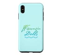Wisconsin Dells Typographic River Design Case for iPhone XS Max