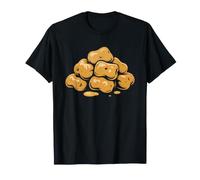 Wisconsin Fresh Cheese Curds Illustration Squeaky Dairy T-Shirt