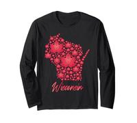 Wisconsin Shirt. WI I Love Wisconsin Badger State Wisconsin Long Sleeve T-Shirt
