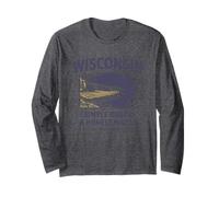 Wisconsin Simple Roads Honest Water Since 1848 Long Sleeve T-Shirt