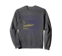 Wisconsin Simple Roads Honest Water Since 1848 Sweatshirt
