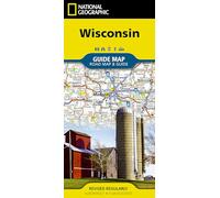 Wisconsin State Map - National Geographic Road Map & Travel Guide | Waterproof, Tear-Resistant Folded Map for Outdoor Adventures, Scenic Drives & Trip ... Road Map & Guide; Waterproof; Tear-resistant