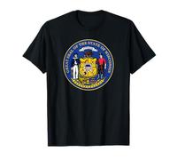WISCONSIN STATE SEAL FLAG T-Shirt