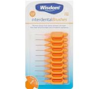 Wisdom 0.45mm Orange Interdental Brush - Pack of 10 Brushes