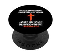 Wisdom 16:28 Bible Verses Scripture PopSockets Adhesive PopGrip