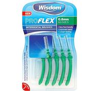 Wisdom 5 Pro Flex Interdental Brushes - 0.80mm Green - Pack Of 1