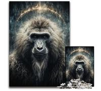 Wisdom Ape Adult Jigsaw Puzzles 1000 Pieces Wooden Jigsaw Brain Challenge Game for Teenagers & Family Interaction 1000 PCS(75x50cm)