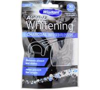 Wisdom Charcoal Active Whitening Floss Harps - Per Pack Of 30