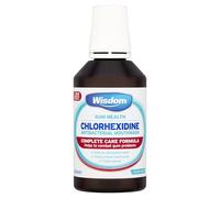 Wisdom Chlorhexidine Antibacterial Mouthwash, Alcohol Free, 300ml
