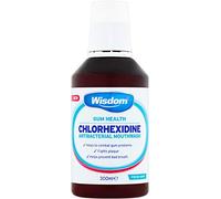 Wisdom Chlorhexidine Mouthwash - Fresh Mint - Alcohol (1 x 300ml Bottles)