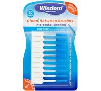 Wisdom Clean Between Interdentals Medium - Pieces of 20 in One Pack - Gentle Gum Care, Plaque Removal & Fresh Breath Oral Hygiene Brushes (2)