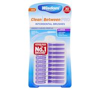 Wisdom Clean Between Pro Interdental Brushes Large Purple
