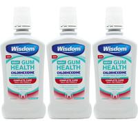 Wisdom Daily Gum Health Chlorhexidine Mouthwash 500ml X 3