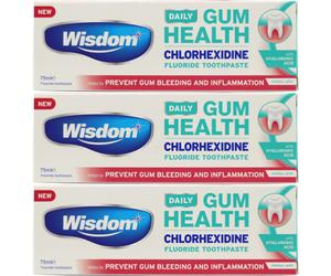 Wisdom Daily Gum Health Toothpaste 75ml X 3