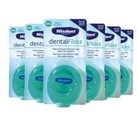 Wisdom Dental Floss Mint Waxed 100m