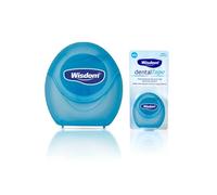 Wisdom Dental Tape Mint Waxed Cleans Between Teeth & Below Gum Line - 50m X 6