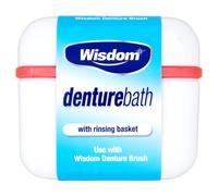Wisdom Denture Bath With Rinsing Basket ( Pack of 1)