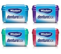Wisdom DENTURE RETAINER Mouth Guard Storage CASE Container Box Hygienic Storage - Pack of 6