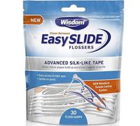Wisdom Clean Between Easy Slide 'Y' Shape Flossers, Pack of 5, 150-Count