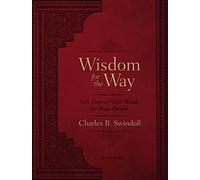 Wisdom for the Way, Large Text Leathersoft: 365 Days of Wise Words for Busy People (A 365-Day Devotional)