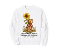Wisdom From A Bear Nature Camping Hiking Animal Lover Saying Sweatshirt