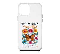 Wisdom From A Butterfly Nature Lover Inspirational Animal Case for iPhone 12 mini
