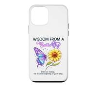 Wisdom From A Butterfly Nature Lover Inspirational Animal Case for iPhone 12 mini