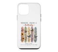 Wisdom From A Butterfly Nature Lover Inspirational Animal Case for iPhone 12 mini