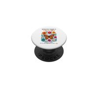 Wisdom From A Butterfly Nature Lover Inspirational Animal PopSockets Adhesive PopGrip