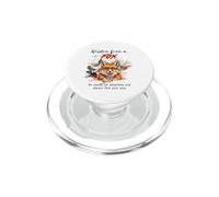 Wisdom from a Fox Clever Forest Animal Humor Inspirational PopSockets PopGrip for MagSafe
