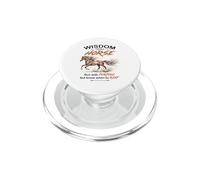 Wisdom From A Horse Equestrian Equine Riding Lover Sayings PopSockets PopGrip for MagSafe
