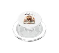 Wisdom From A Lion Safari Animal Roaring Sayings King Jungle PopSockets PopGrip for MagSafe
