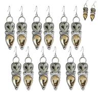 Wisdom in Every Detail - Handcrafted Owl Earrings for Women Unique Owls Stud Womens Christmas Fashion Jewelry(6Pairs)