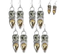 Wisdom in Every Detail - Handcrafted Owl Earrings for Women Unique Owls Stud Womens Christmas Fashion Jewelry(4Pairs)