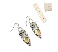Wisdom in Every Detail - Handcrafted Owl Earrings, Handmade Vintage Owl Drop Earrings, Fall Jewelry Gifts for Women