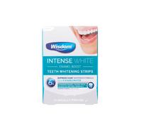 WISDOM INTENSE PURE WHITE TEETH WHITENING STRIPS 6 Enamel Boost