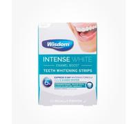 Wisdom Intense White Enamel Boost Teeth Whitening Strips 6 Shades Whiter