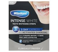 Wisdom Intense White Express 3 Day - Charcoal Teeth Whitening Strips