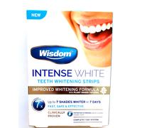 Wisdom Intense White Enamel Boost Teeth Whitening Strips 6 Shades Whiter