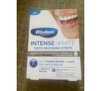 Wisdom Intense White Teeth Whitening Strips 7x Improved Formula