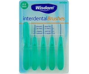 Wisdom Interdental Brushes 0.8mm 5 Pack