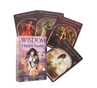 Wisdom of The Hidden Realms Oracle Cards: A 44-Card Deck And Guidebook Cards Board Divination Reading Love Moon Beginners Reid Family Party Cards Game