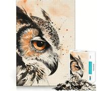 Wisdom of The Owl Jigsaw Puzzles 1000 Mind Skill Play Premium Laser Cut Quality Quiet Time Mind Exercise at Home (38x52cm)