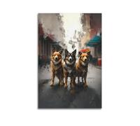 Wisdom on Four Paws Poster Poster Decorative Painting Canvas Wall Posters And Art Picture Print Modern Family Bedroom Decor Posters 08x12inch(20x30cm)