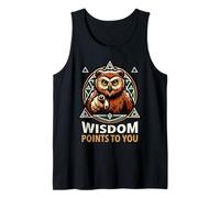 Wisdom Points to You. Knowledge Awaits, will You Follow? Tank Top